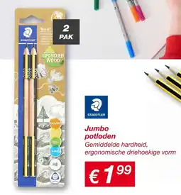 Kik Staedtler Jumbo Potloden aanbieding