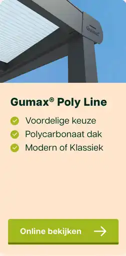 Tuinmaximaal Gumax® Poly Line aanbieding