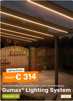 Tuinmaximaal Gumax® Lighting System aanbieding