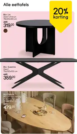 Leen Bakker Bekijk Alle eettafels aanbieding