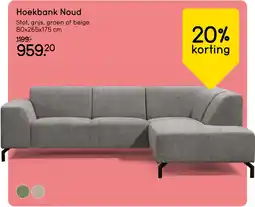 Leen Bakker Bekijk Hoekbank Noud aanbieding