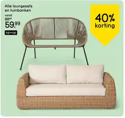 Leen Bakker Bekijk alle loungesets en tuinbanken aanbieding