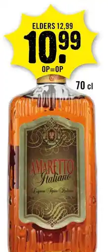 Dirck 3 Amaretto Italiano 70 cl aanbieding