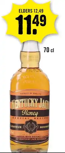 Dirck 3 Kentucky Jack Honey 70 cl aanbieding