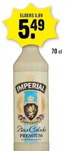 Dirck 3 Imperial Pina Colada 70 cl aanbieding