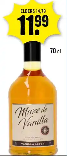 Dirck 3 Muze de Vanilla 70 cl aanbieding