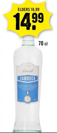Dirck 3 Luce di Sambuca 70 cl aanbieding