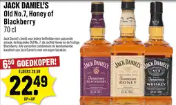 Dirck 3 Jack Daniel's Blackberry 70 cl aanbieding