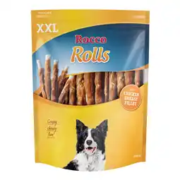 Zooplus 2x1kg Rolls Kipfilet Rocco Hondensnacks aanbieding