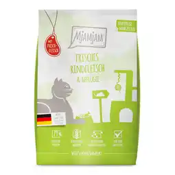 Zooplus 1,5kg MjAMjAM Knapperige Maaltijden Rund & Gevogelte Kattenvoer droog aanbieding