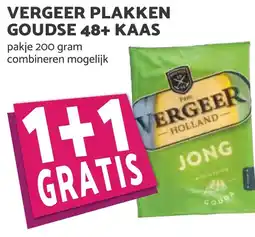 De Boerenschuur Vergeer plakken goudse 48+ kaas aanbieding