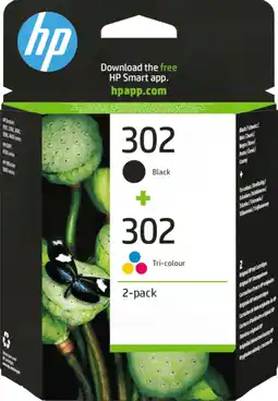 Coolblue HP 302 Cartridges Combo Pack aanbieding