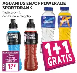 De Boerenschuur Powerade aquarius en/of sportdrank aanbieding
