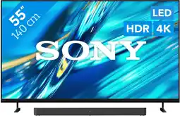 Coolblue Sony Bravia 3 II Led 55 (2026) + Sony HT-S2000 Zwart aanbieding