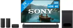 Coolblue Sony Bravia 3 II Led 75 (2026) + Sony Bravia Theatre System 6 Zwart aanbieding