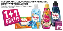 De Boerenschuur Robijn capsules, vloeibaar wasmiddel en/of wasverzachter aanbieding