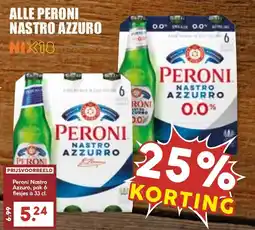 De Boerenschuur Alle peroni nastro azzuro aanbieding