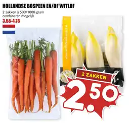 De Boerenschuur hollandse bospeen en/of witlof aanbieding