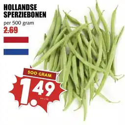 De Boerenschuur hollandse sperziebonen aanbieding