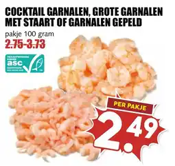 De Boerenschuur cocktail garnalen, grote garnalen met staart of garnalen gepeld aanbieding