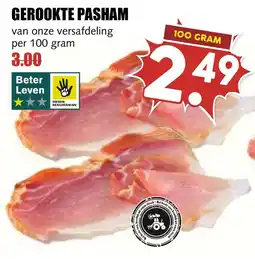 De Boerenschuur gerookte pasham aanbieding