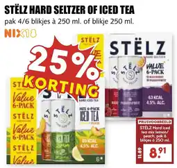De Boerenschuur stëlz hard seltzer of iced tea aanbieding