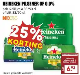 De Boerenschuur Heineken pilsener of 0.0% aanbieding