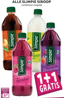 De Boerenschuur Slimpie smaaksiroop aanbieding