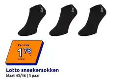 Action Lotto sneakersokken aanbieding
