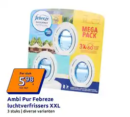 Action Ambi Pur Febreze luchtverfrissers XXL aanbieding
