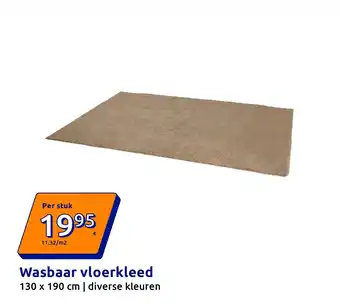 Wasbaar vloerkleed