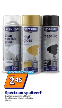Action Spectrum spuitverf aanbieding