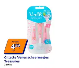 Action Gillette Venus scheermesjes Treasures aanbieding