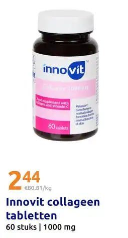 Action Innovit collageen tabletten aanbieding