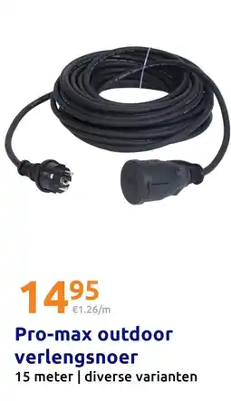 Action Pro-max outdoor verlengsnoer aanbieding