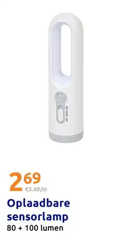 Action Oplaadbare sensorlamp aanbieding
