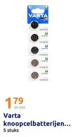 Action Varta knoopcelbatterijen... aanbieding