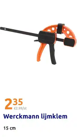 Action Werckmann lijmklem aanbieding