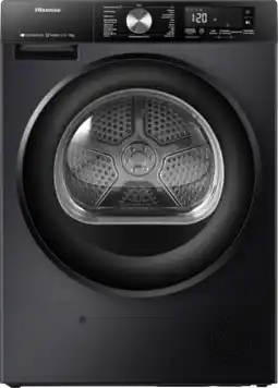 MediaMarkt Hisense Dh3s902bbcc - Warmtepompdroger 9 Kg 63 Db Energielabel C aanbieding
