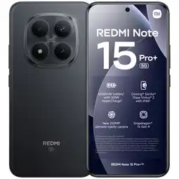 MediaMarkt XIAOMI Redmi Note 15 Pro+ 5G/12GB/512GB BLK - 512 GB Zwart aanbieding
