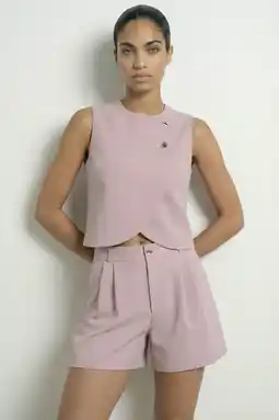 Wehkamp HYPEDROP gilet - oudroze aanbieding