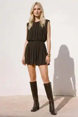 Wehkamp VERO MODA top met plooien - bruin aanbieding
