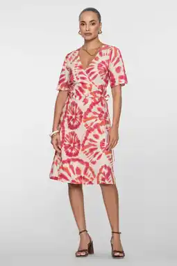 Wehkamp Geisha zomerjurk roze aanbieding