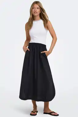 Wehkamp ONLY midi jurk ecru aanbieding