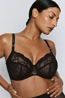 Wehkamp PrimaDonna niet-voorgevormde beugelbh Naica zwart aanbieding
