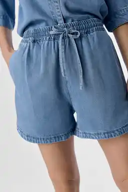 Wehkamp OBJECT rechtvallend regularwaist denim short light blue denim aanbieding
