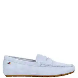 Wehkamp Tommy Hilfiger suède mocassins lichtblauw aanbieding