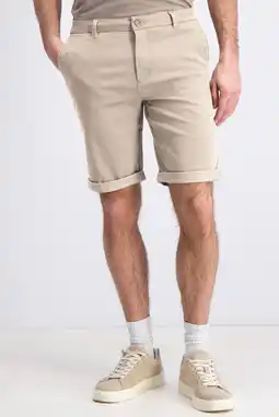 Wehkamp GABBIANO regular chino short beige aanbieding