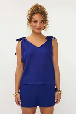 Wehkamp Ydence top - blauw aanbieding
