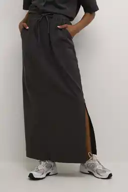 Wehkamp Kaffe maxi rok antraciet aanbieding